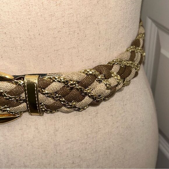 Luigi Lanatta Designs Metallic Braided Statement Belt main image 5